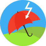 Umbrella, lightning-strike: force majeure